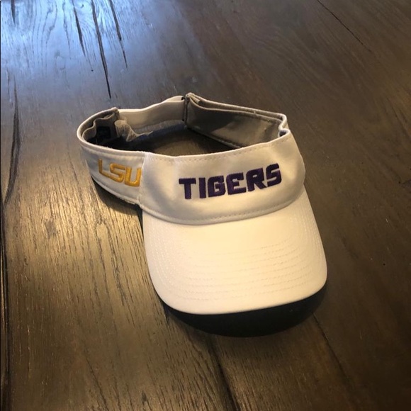 Nike Lsu White Tigers Tennis Visor 